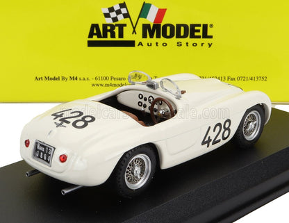 FERRARI - 166MM SPIDER N 428 TARGA FLORIO 1950 L.MUSSO - A.GABOARDI - WHITE