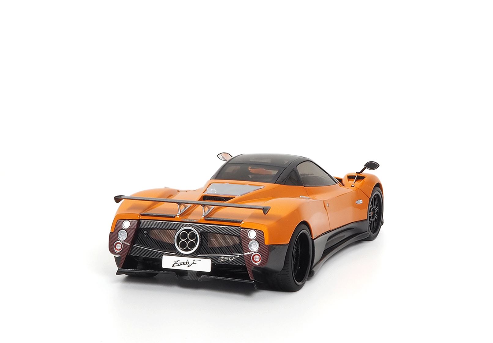 PAGANI ZONDA F DIECAST FULL OPEN ARANCIO ST. TROPEZ - PACK SPÉCIAL - Vroomi