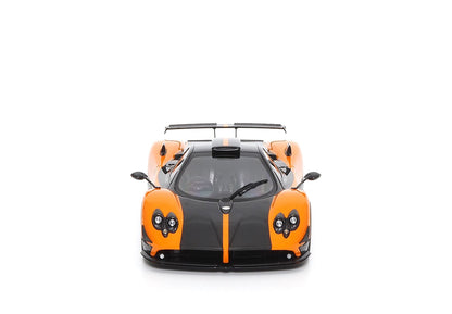 PAGANI ZONDA CINQUE COUPE DIECAST FULL OPEN ARANCIO ST. TROPEZ - PACK SPÉCIAL - Vroomi