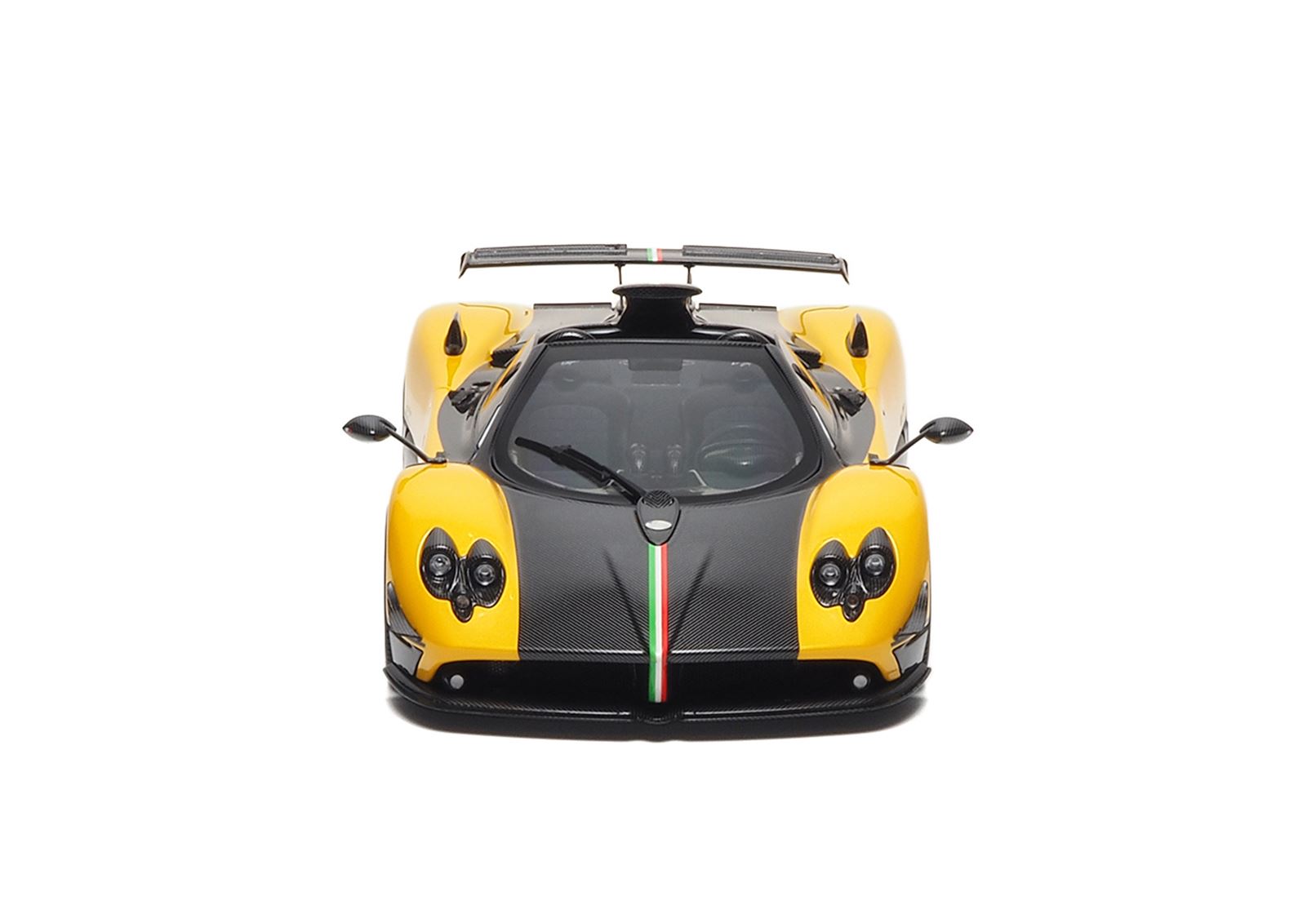PAGANI ZONDA CINQUE ROADSTER DIECAST FULL OPEN GIALLO GINEVRA - PACK SPÉCIAL - Vroomi