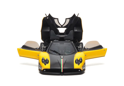 PAGANI ZONDA CINQUE ROADSTER DIECAST FULL OPEN GIALLO GINEVRA - PACK SPÉCIAL - Vroomi