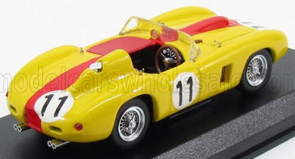 FERRARI - 290MM 3.5L V12 SPIDER TEAM EQUIPE NATIONALE BELGE N 11 24h LE MANS 1957 J.SWATERS - A.DE CAGNY - YELLOW RED