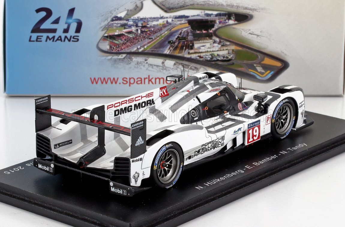PORSCHE | 919 HYBRID 2.0L TURBO V4 TEAM PORSCHE N 19 WINNER 24h LE MANS 2015 EARL BAMBER - NICK TANDY - NICO HULKENBERG