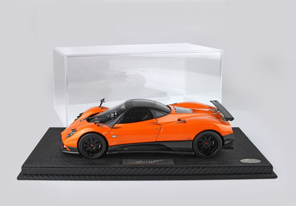 PAGANI ZONDA F DIECAST FULL OPEN ARANCIO ST. TROPEZ - PACK SPÉCIAL - Vroomi