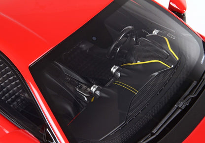 FERRARI 812 COMPETIZIONE DÉTAILS ARGENT ROSSO CORSA 322 - Vroomi