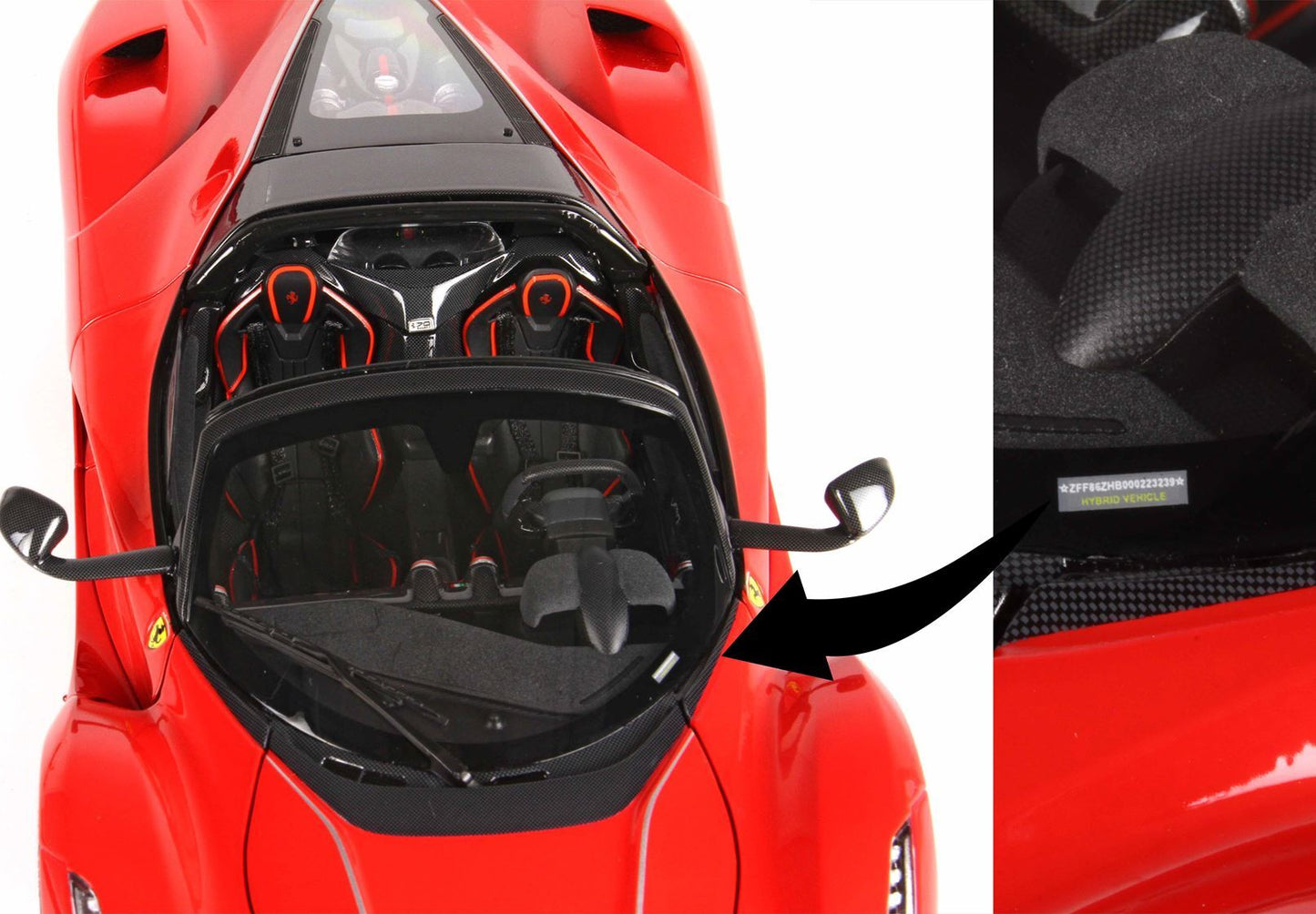 FERRARI LAFERRARI APERTA ROSSO CORSA 322 - Vroomi