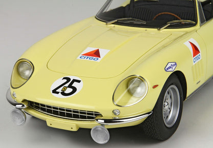 Yellow vintage race car front with number 25, Citgo and Goodyear logos, featured on Vroomi