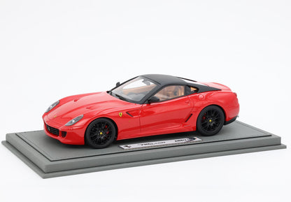 FERRARI 599 GTB FIORANO 2006 CAMBIO AUTOMATICO - MADE IN ITALY ROSSO CORSA - CERCHI E TETTO NERO - Vroomi