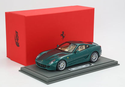 FERRARI 599 GTB FIORANO 2006 TAILOR MADE - MADE IN ITALY ONE OFF VERDE PINO - INTERNI CREMA E VERDE - Vroomi