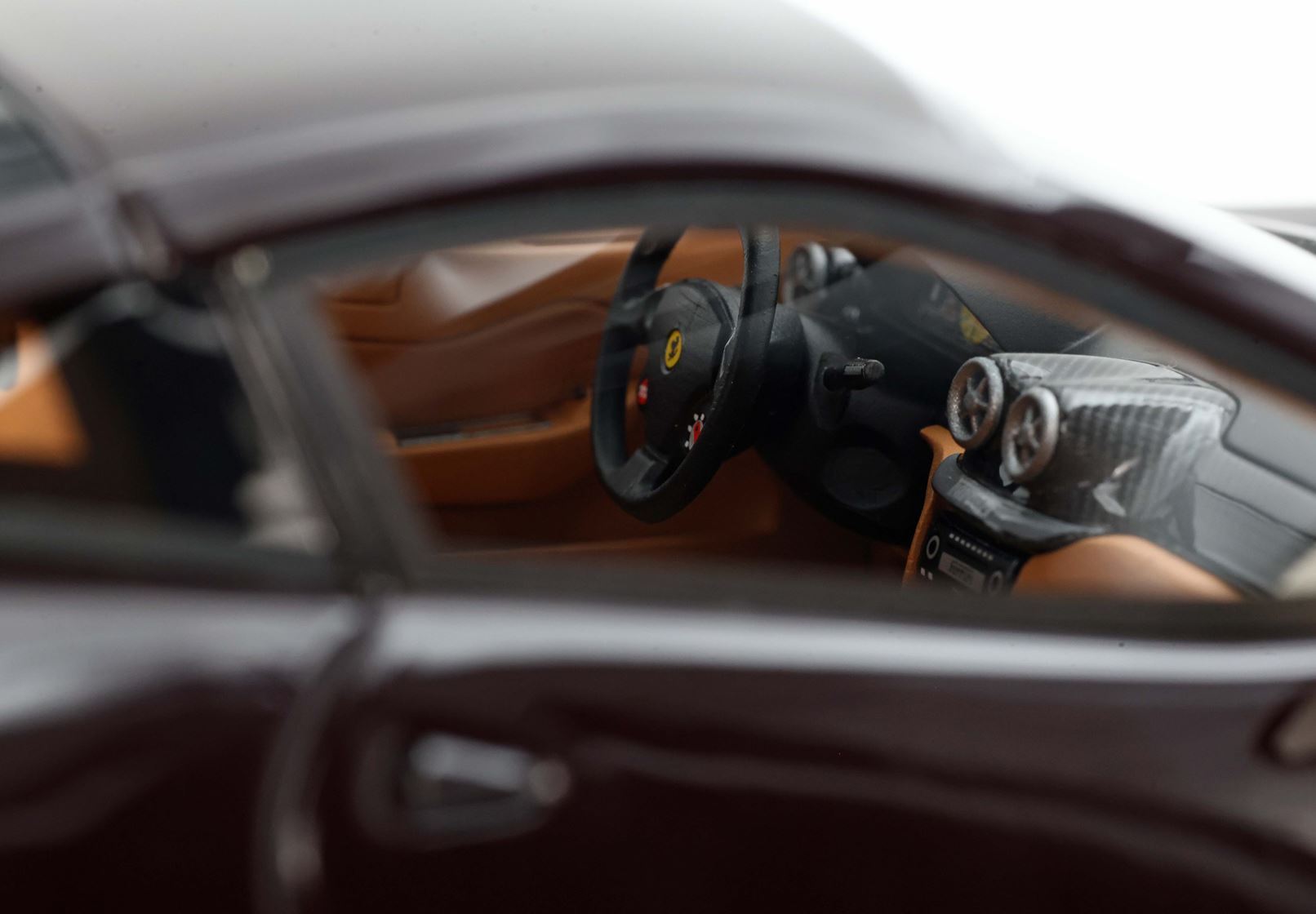 FERRARI 599 GTB FIORANO 2006 CAMBIO MANUALE- MADE IN ITALY VINACCIA INTERNI COLOR CUOIO - Vroomi