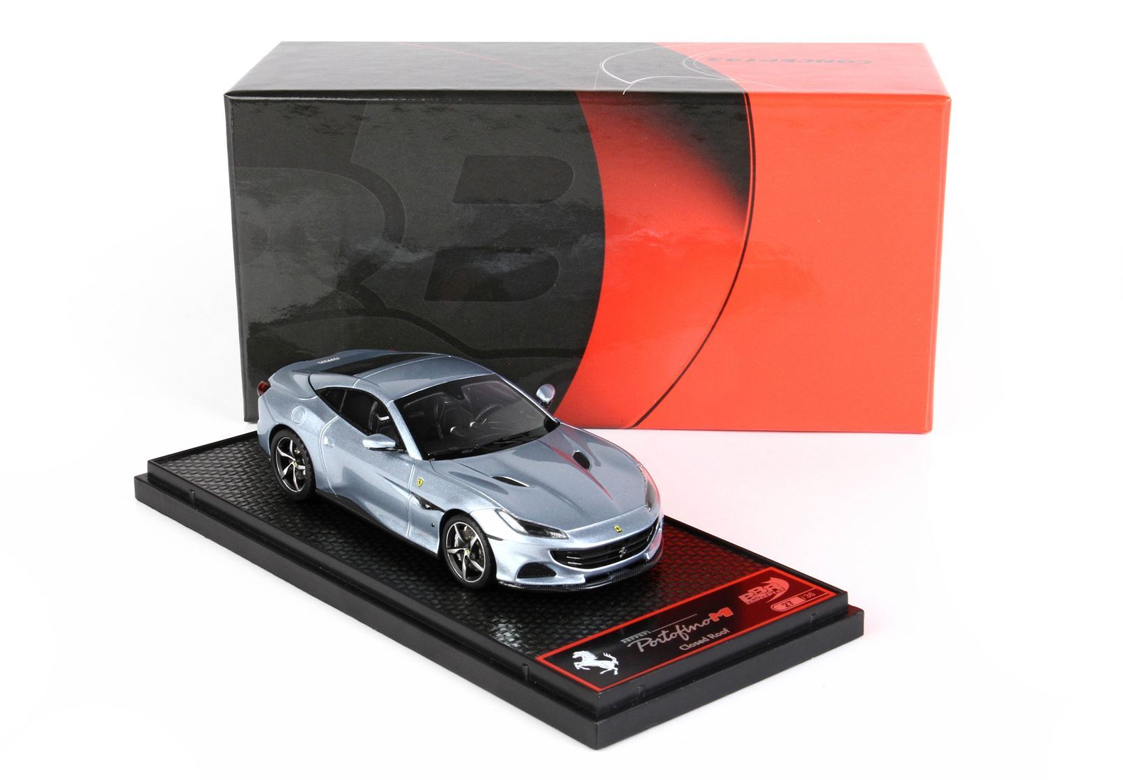 FERRARI PORTOFINO M SPIDER TOIT FERMÉ GRIS ALLIAGE - Vroomi