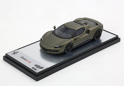 FERRARI 296 GTB VERDE MANZONI OPACO E CAPPELLO - Vroomi