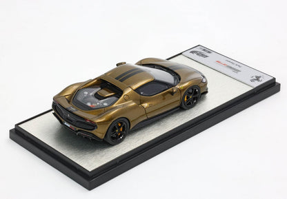 FERRARI 296 ASSETTO FIORANO VERDE VOLTERRA LUCIDO E CAPPELLINO - Vroomi