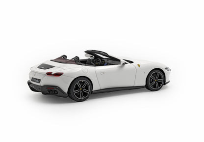 FERRARI ROMA SPIDER BIANCO CERVINO - JANTES NOIRES BRILLANTES - Vroomi
