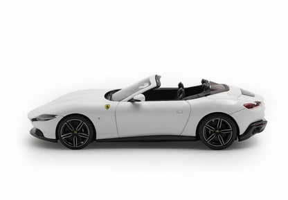FERRARI ROMA SPIDER BIANCO CERVINO - JANTES NOIRES BRILLANTES - Vroomi