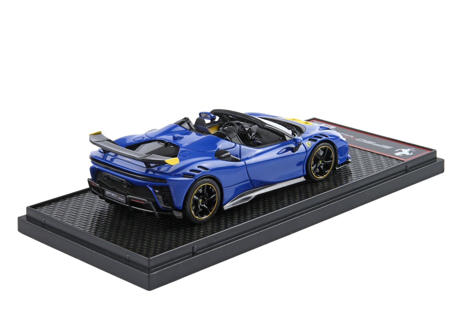 FERRARI SF90 XX SPIDER AZZURRO DINO E GIALLO - Vroomi