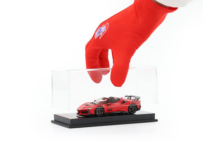 FERRARI SF90 XX SPIDER RACE N.16 ROSSO CORSA 322 E BASE CARBONIO - Vroomi