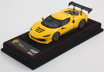 FERRARI 296 CHALLENGE 2023 GIALLO MODENA - BASE ALCANTARA - Vroomi