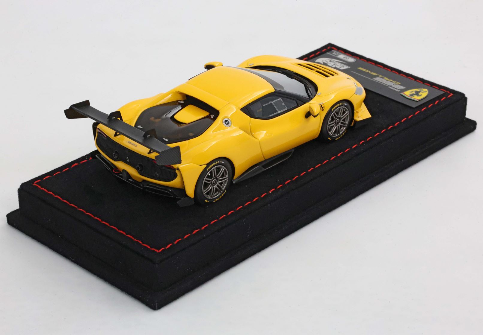 FERRARI 296 CHALLENGE 2023 GIALLO MODENA - BASE ALCANTARA - Vroomi