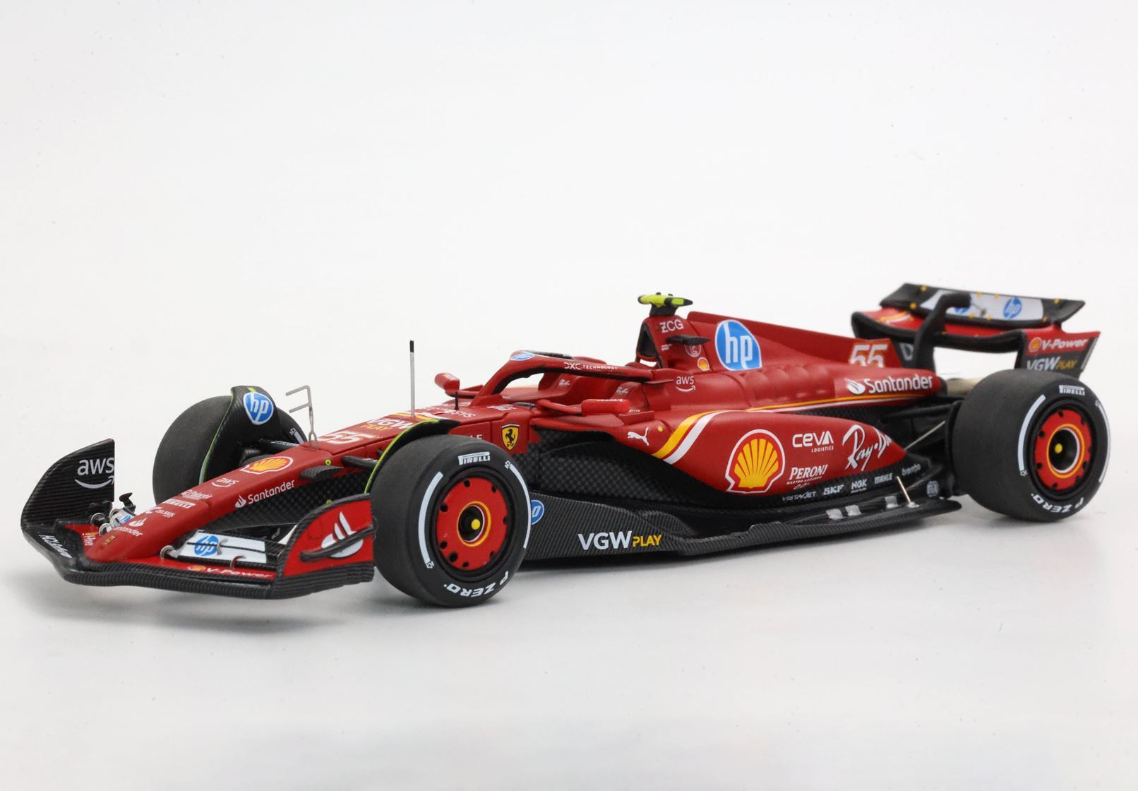 FERRARI SF24 MONACO GP 2024 SAINZ TERZO CLASSIFICATO - Vroomi