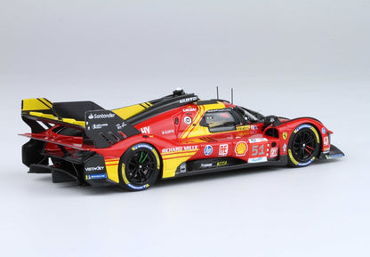 FERRARI 499P VOITURE N° 51 - 3E 24H DU MANS 2024 PILOTES PIER GUIDI GIOVINAZZI CALADO - Vroomi