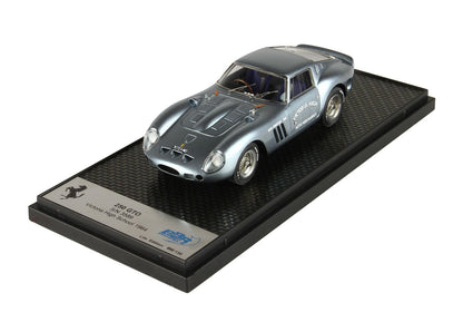 Limited edition 250 GTO model car in metallic gray with Victoria High School branding, available on Vroomi