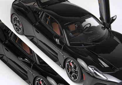 MASERATI MC20 DIECAST FULL OPEN NERO ENIGMA - Vroomi