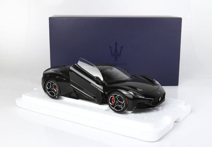 MASERATI MC20 DIECAST FULL OPEN NERO ENIGMA - Vroomi