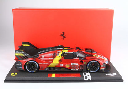 FERRARI 499P 24H LE MANS CAR N. 50 2023 ÉDITION LIMITÉE SALIE À LA FIN DE LA COURSE - Vroomi