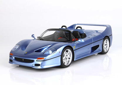 FERRARI F50 COUPÉ 1995 VERSION SPIDER AZZURRO CALIFORNIA METALLIZZATO - Vroomi