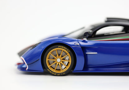 PAGANI HUAYRA R NERO OPACO E BLU FRANCIA - Vroomi