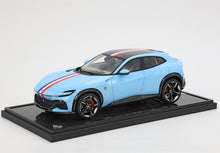 FERRARI PUROSANGUE BASE CARBONIO AZZURRO LA PLATA - Vroomi