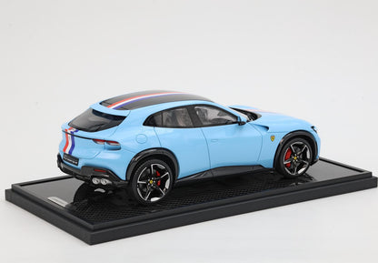 FERRARI PUROSANGUE BASE CARBONIO AZZURRO LA PLATA - Vroomi