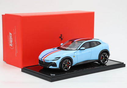 FERRARI PUROSANGUE BASE CARBONIO AZZURRO LA PLATA - Vroomi