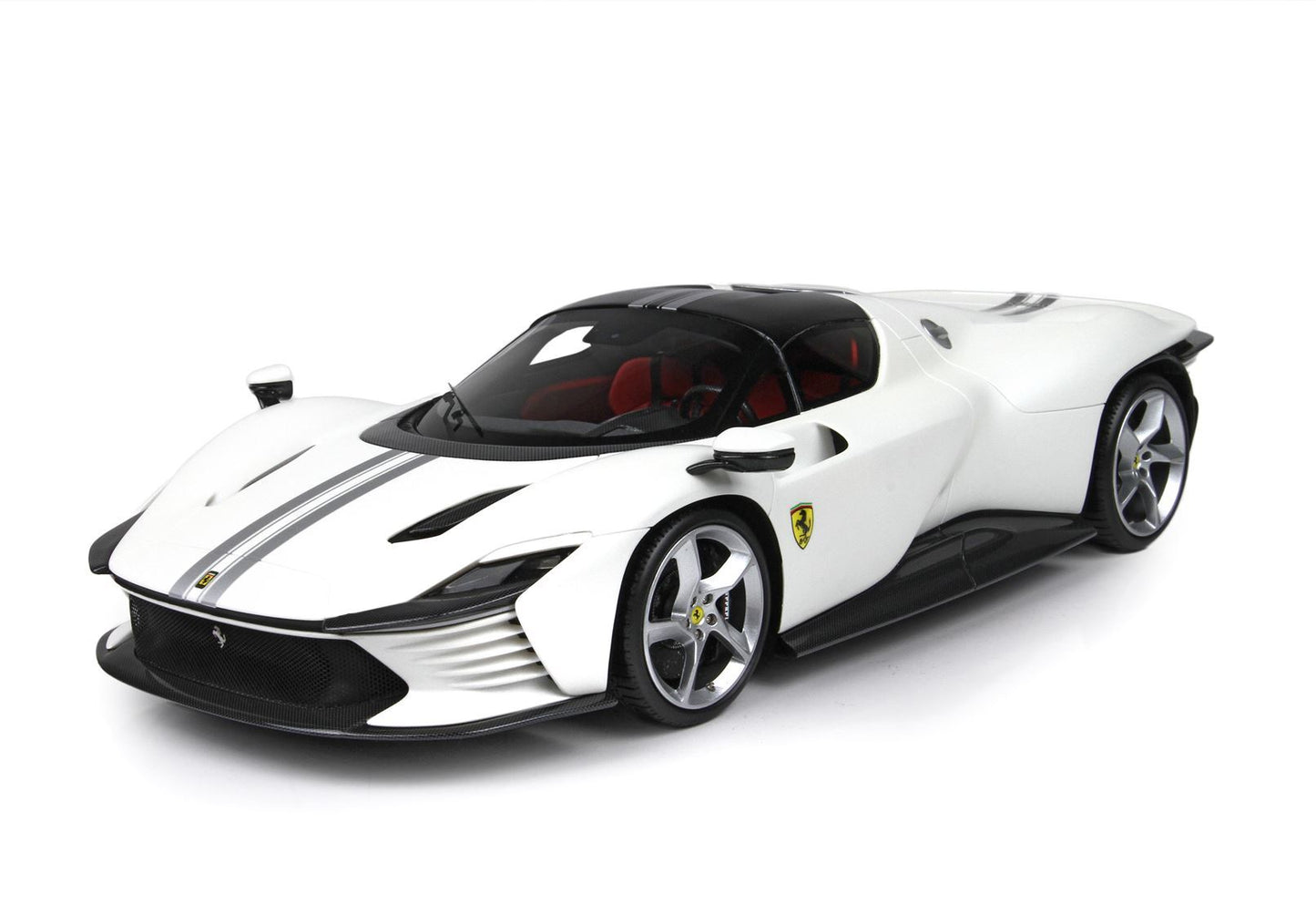 FERRARI DAYTONA SP3 ICONA SERIES TETTO CHIUSO - BIANCO ITALIA OPACO - Vroomi