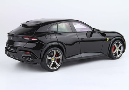 FERRARI PUROSANGUE - TOIT PANORAMIQUE NOIR PUROSANGUE - DRAPEAU FRANÇAIS - BASE ROUGE - Vroomi