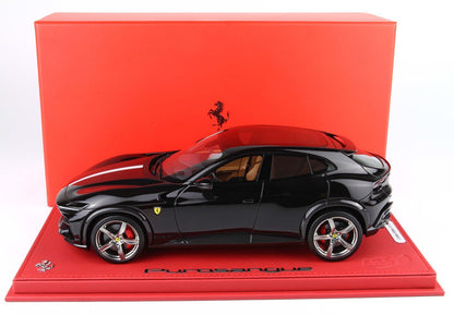 FERRARI PUROSANGUE - TOIT PANORAMIQUE NOIR PUROSANGUE - DRAPEAU FRANÇAIS - BASE ROUGE - Vroomi