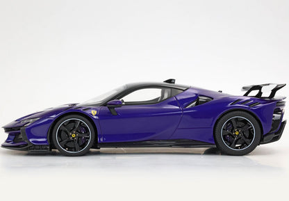 FERRARI SF90 XX STRADALE VIOLET21 - TOIT NOIR - INTÉRIEUR BLANC - Vroomi