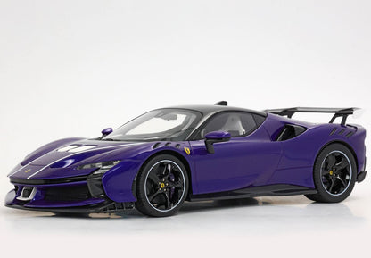 FERRARI SF90 XX STRADALE VIOLET21 - TOIT NOIR - INTÉRIEUR BLANC - Vroomi