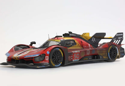 FERRARI 499P VOITURE N° 50 - VAINQUEUR DES 24 HEURES DU MANS 2024 ÉDITION DIRTY - Vroomi