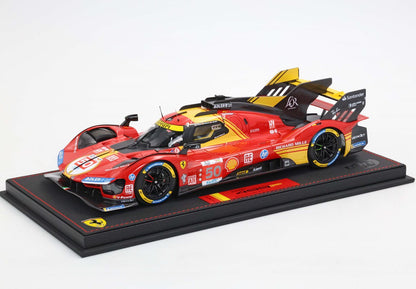 FERRARI 499P VOITURE N° 50 - VAINQUEUR DES 24 HEURES DU MANS 2024 FUOCO NIELSEN MOLINA - Vroomi