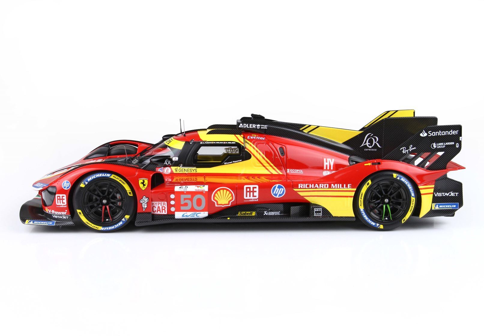 FERRARI 499P VOITURE N° 50 - VAINQUEUR DES 24 HEURES DU MANS 2024 FUOCO NIELSEN MOLINA - Vroomi