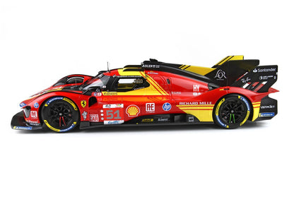 FERRARI 499P VOITURE N° 51 - 3E 24H DU MANS 2024 PILOTES PIER GUIDI GIOVINAZZI CALADO - Vroomi