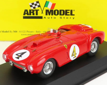 FERRARI - 375 PLUS 5.0L V12 SPIDER TEAM SCUDERIA FERRARI N 4 VINCITORE 24 ORE DI LE MANS 1954 MAURICE TRINTIGNANT - JOSE FROILAN GONZALES - ROSSO