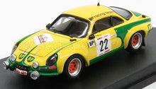 RENAULT - A110 ALPINE 22 RALLY YPRES 1976 F.ROOTHAERT - E.NIJS - GIALLO VERDE