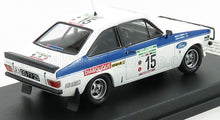 FORD ENGLAND  ESCORT MKII RS2000 N 15 RALLY BANDAMA 1979 C.TORRES - M.OLIVEIRA - BIANCO BLU