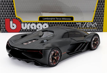 Modellino Lamborghini Terzo Millennio nero in scala 1:24 di Bburago, in vendita su Vroomi