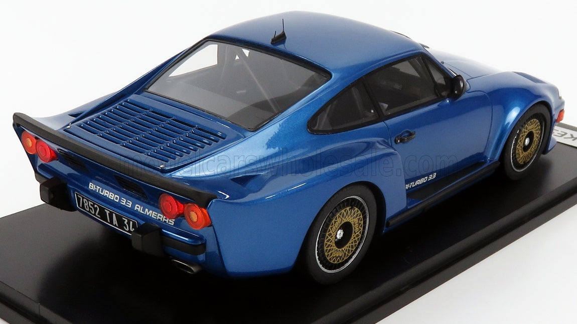 PORSCHE - 911 930 BITURBO 3.3 ALMERAS 1993 - BLUE MET - Vroomi