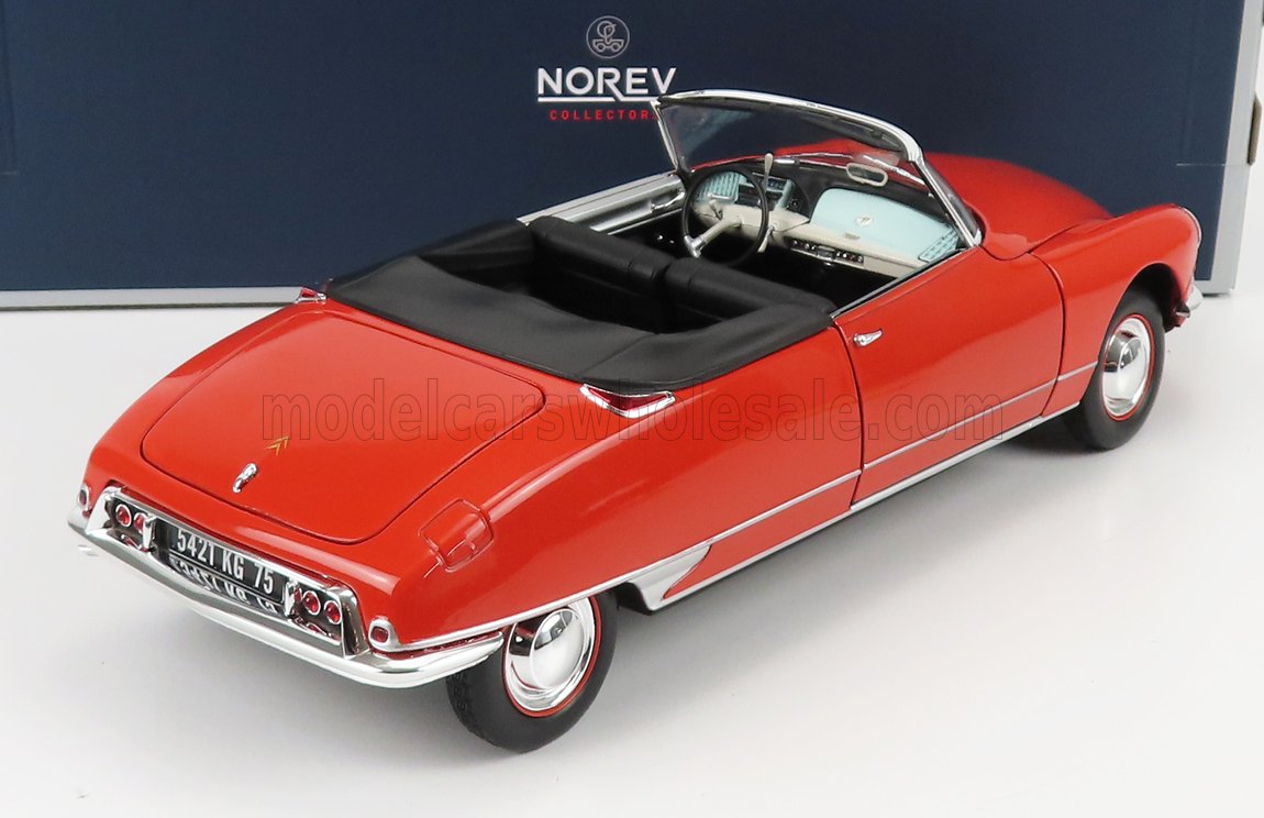 CITROEN - DS19 CABRIOLET APERTA 1961 - ROSSO CORAIL