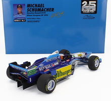 BENETTON - F1 B195 TEAM MILD SEVEN RENAULT N 1 CAMPIONE DEL MONDO VINCITORE GP EUROPEO 1995 MICHAEL SCHUMACHER - BLU GIALLO
